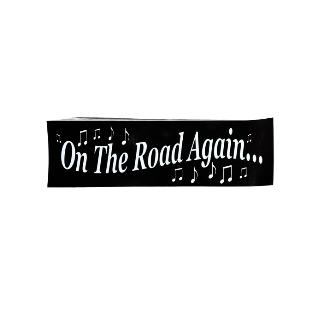 Willie Nelson Themed Bumper Sticker