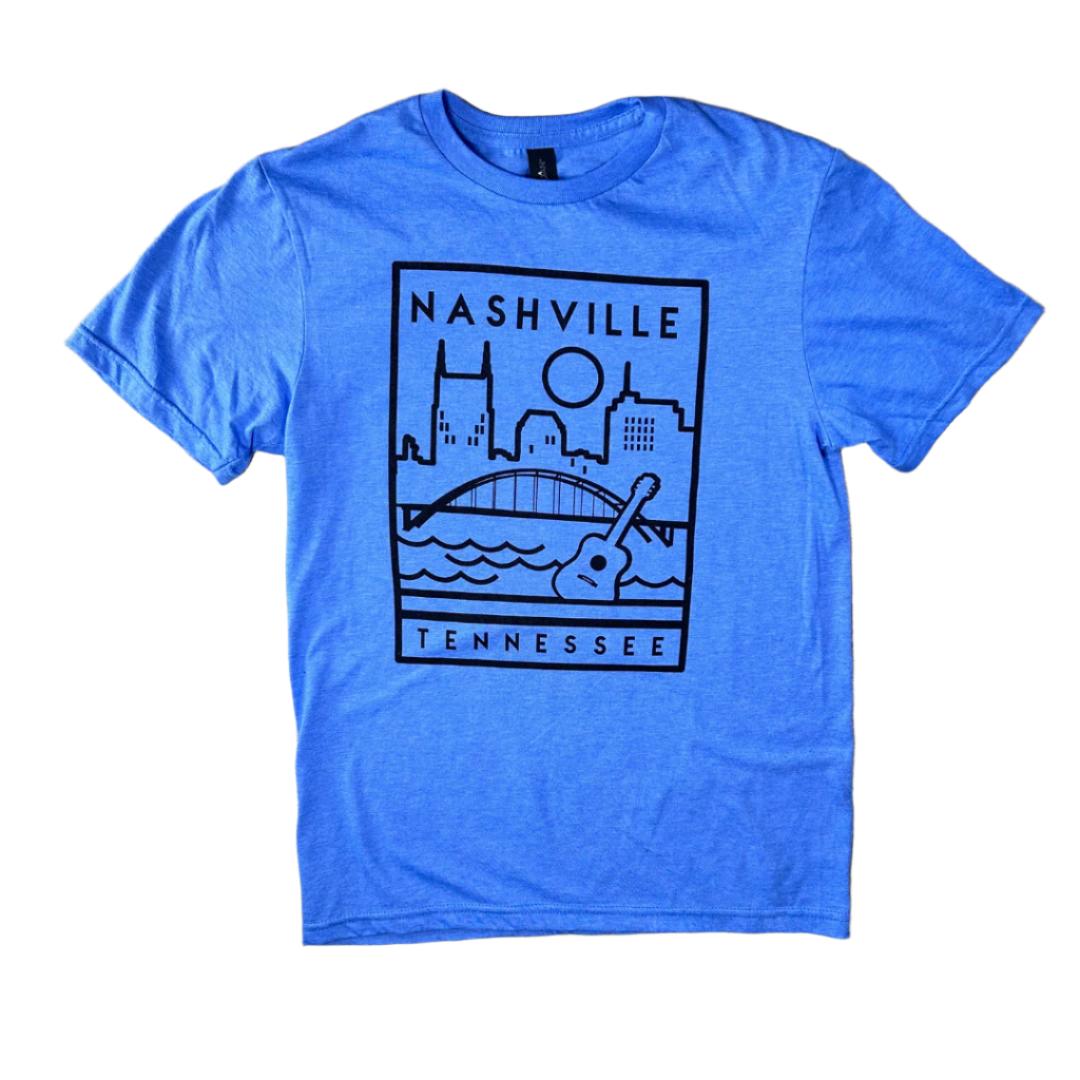 Nashville Minimalist Skyline Tee