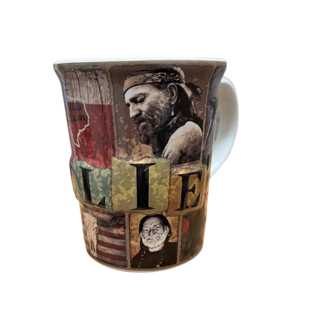 Willie Nelson Collage Mug