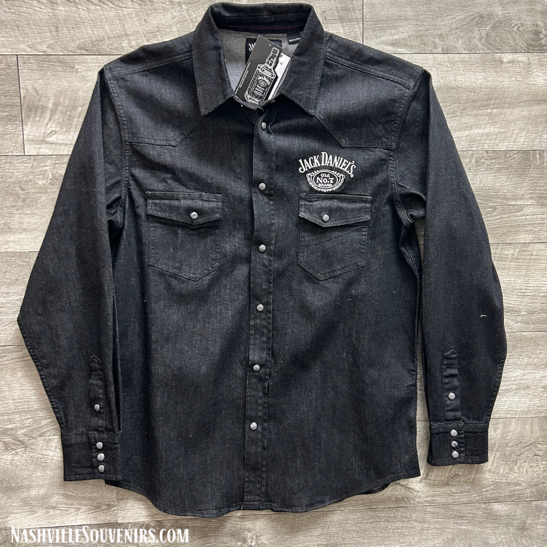 Jack Daniels Black Western Shirt