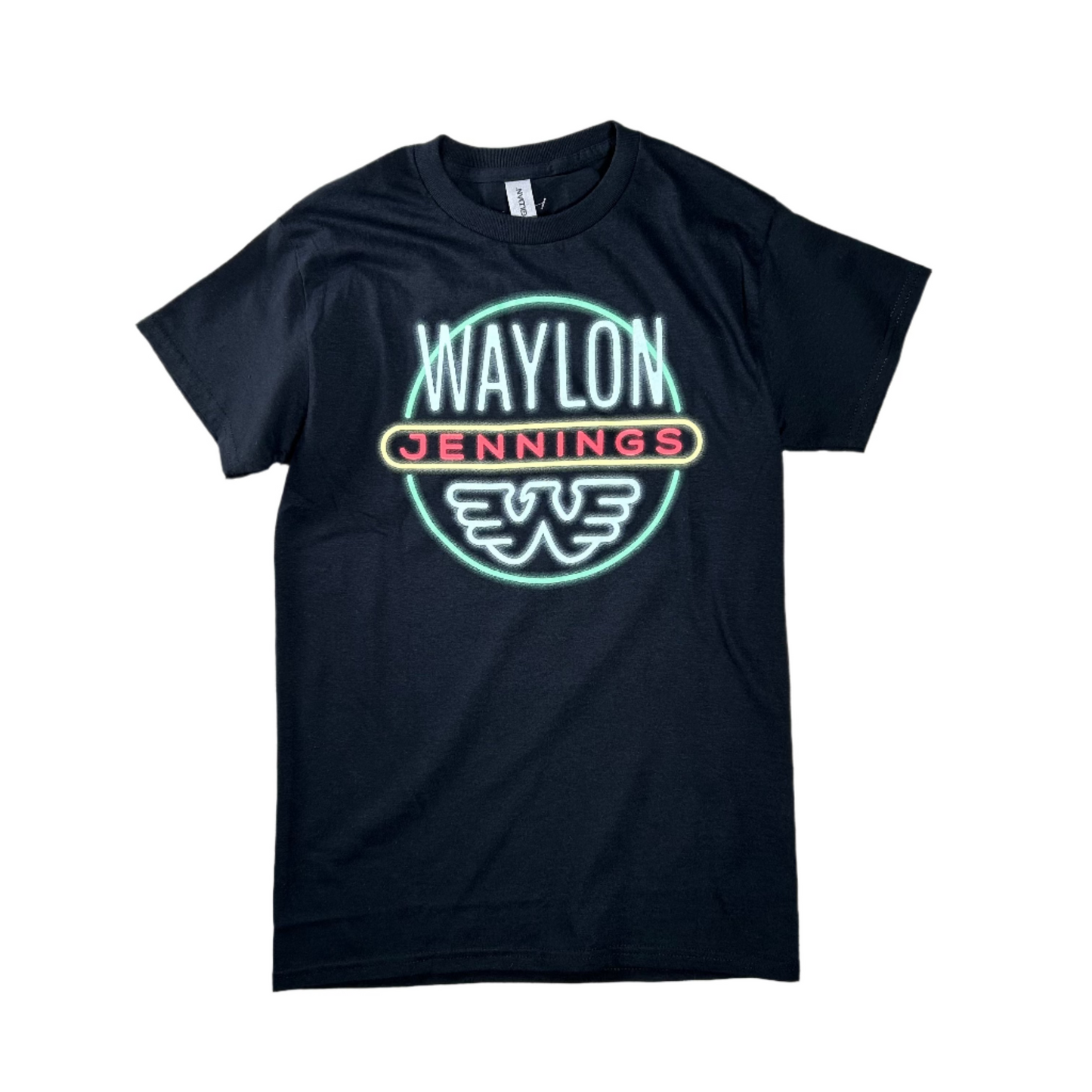 Waylon Jennings Neon Logo Tee