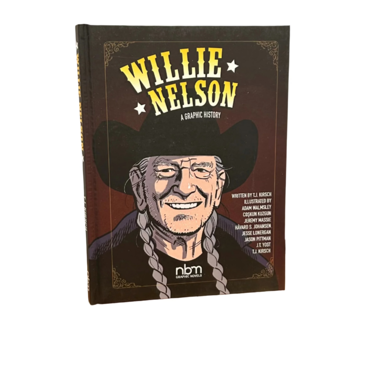 "Willie Nelson: A Graphic History" Illustrated Book