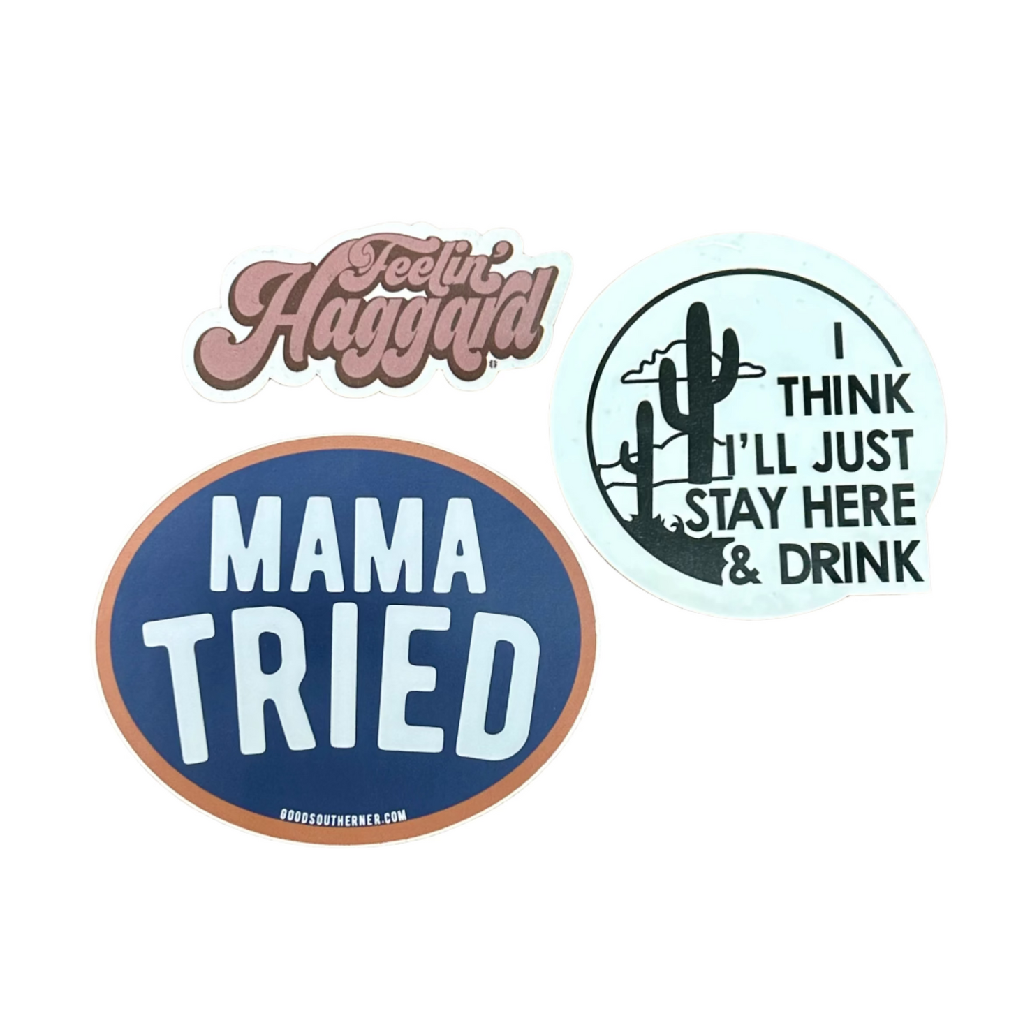 Merle Haggard Sticker Set