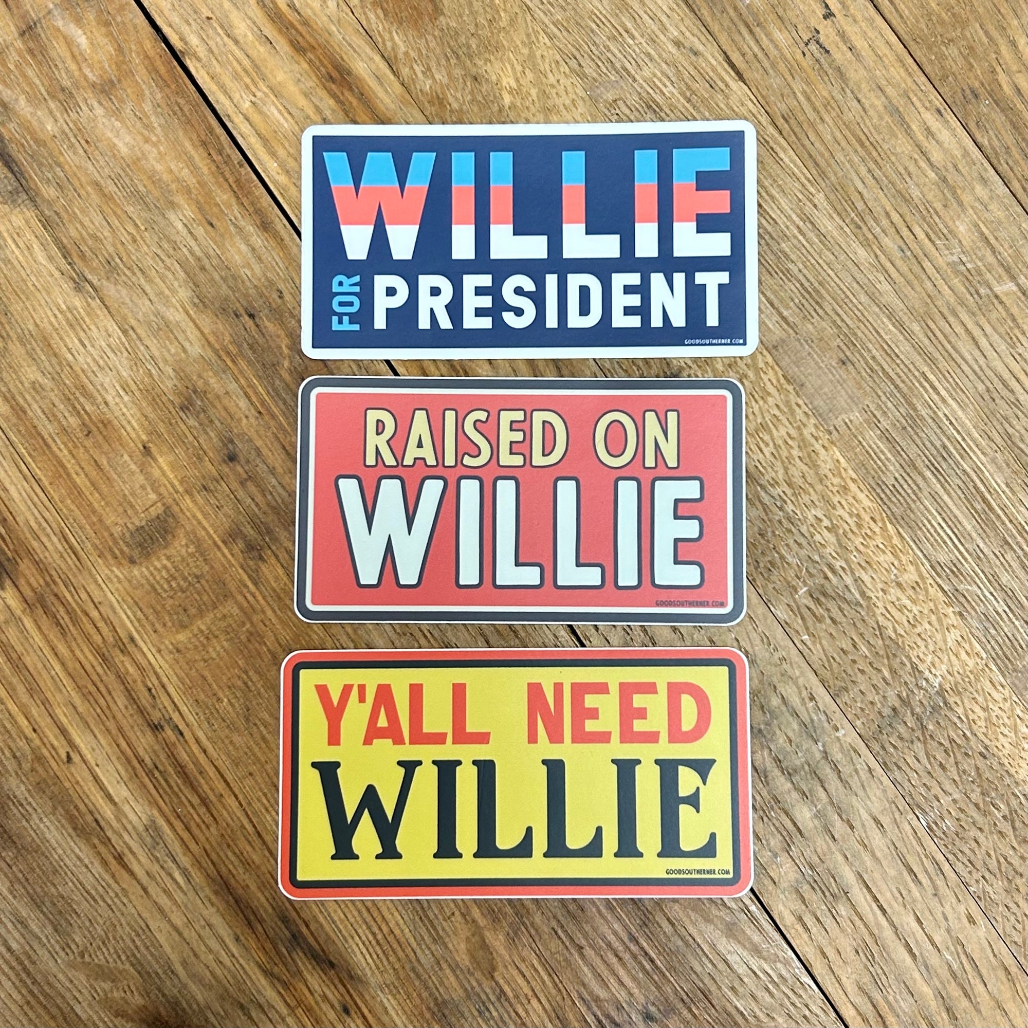Willie Nelson Sticker Set