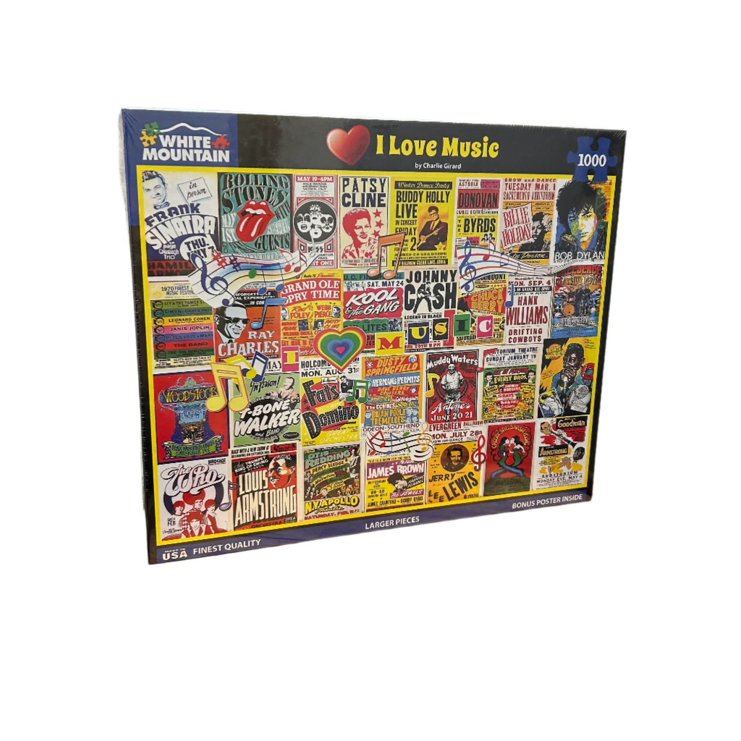 1000 Piece "I Love Music" Jigsaw Puzzle
