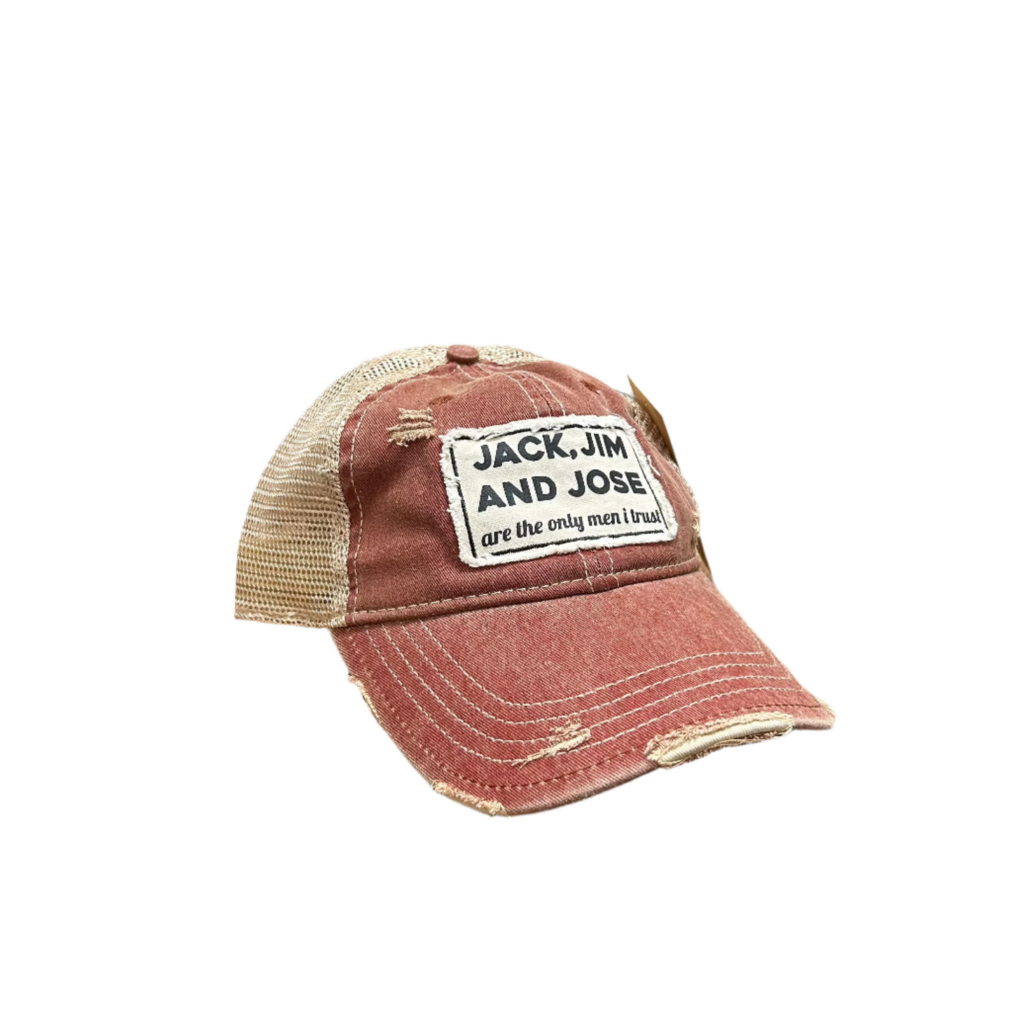 Jack, Jim and Jose Baseball Cap