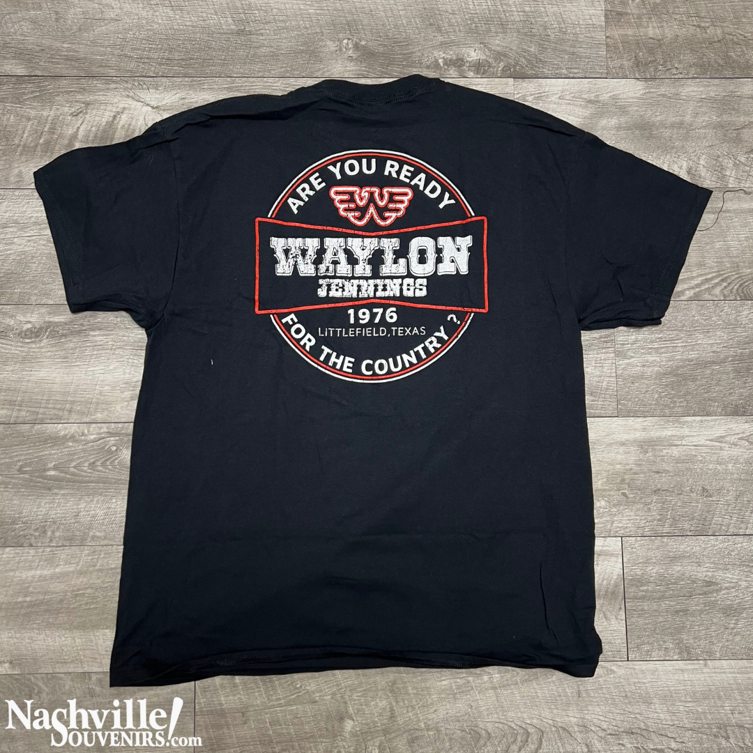 Waylon Jennings "Are You Ready..." Tee