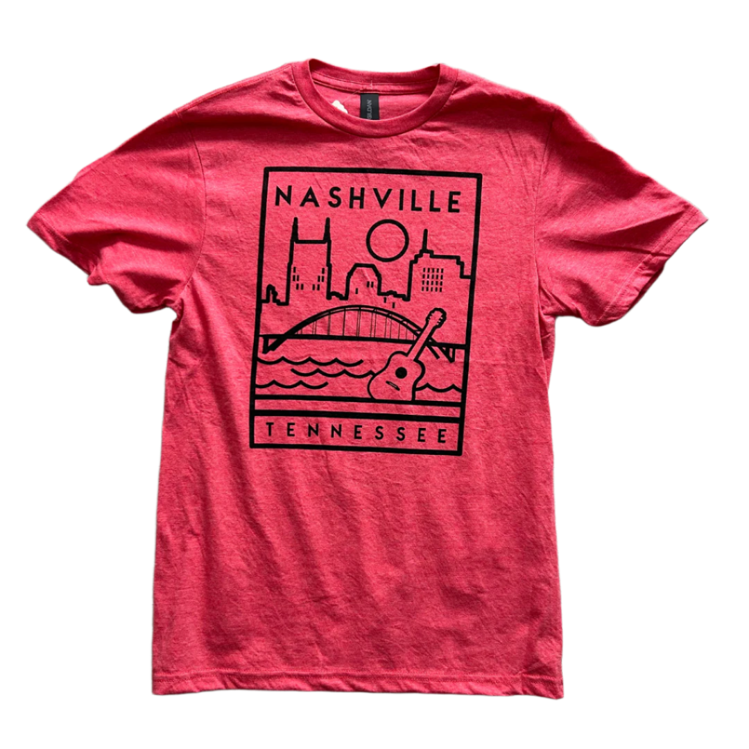 Nashville Minimalist Skyline Tee