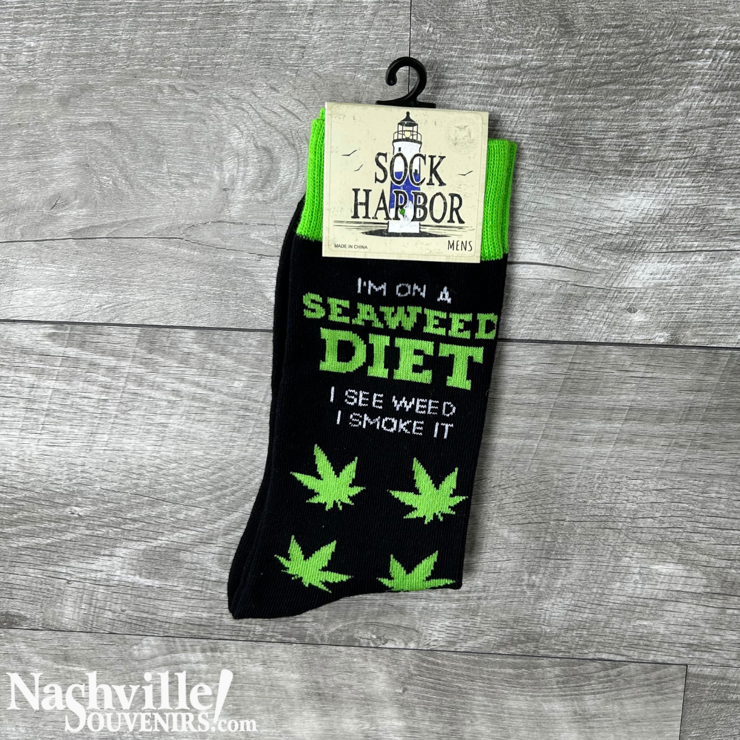 Humorous Weed Socks