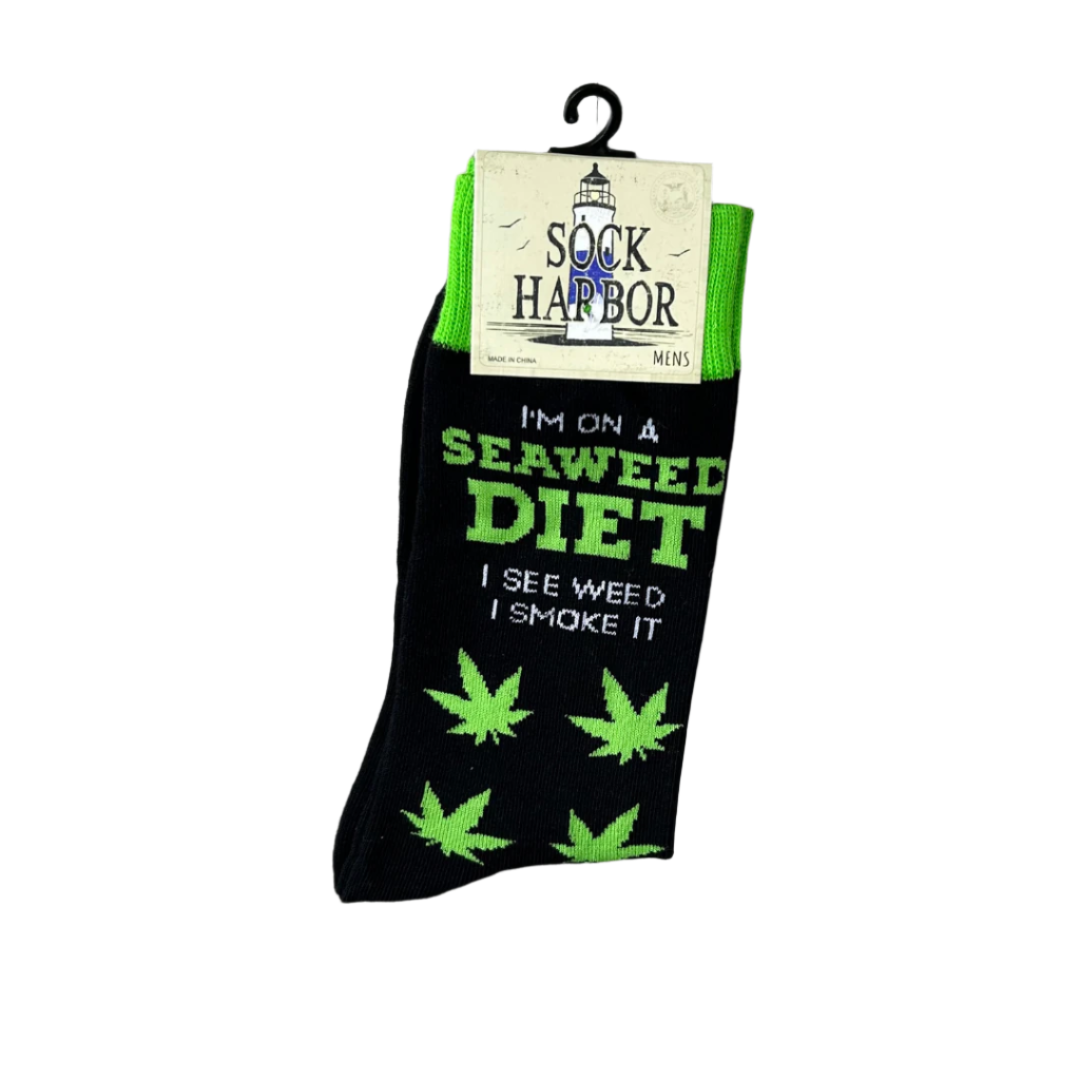 Humorous Weed Socks