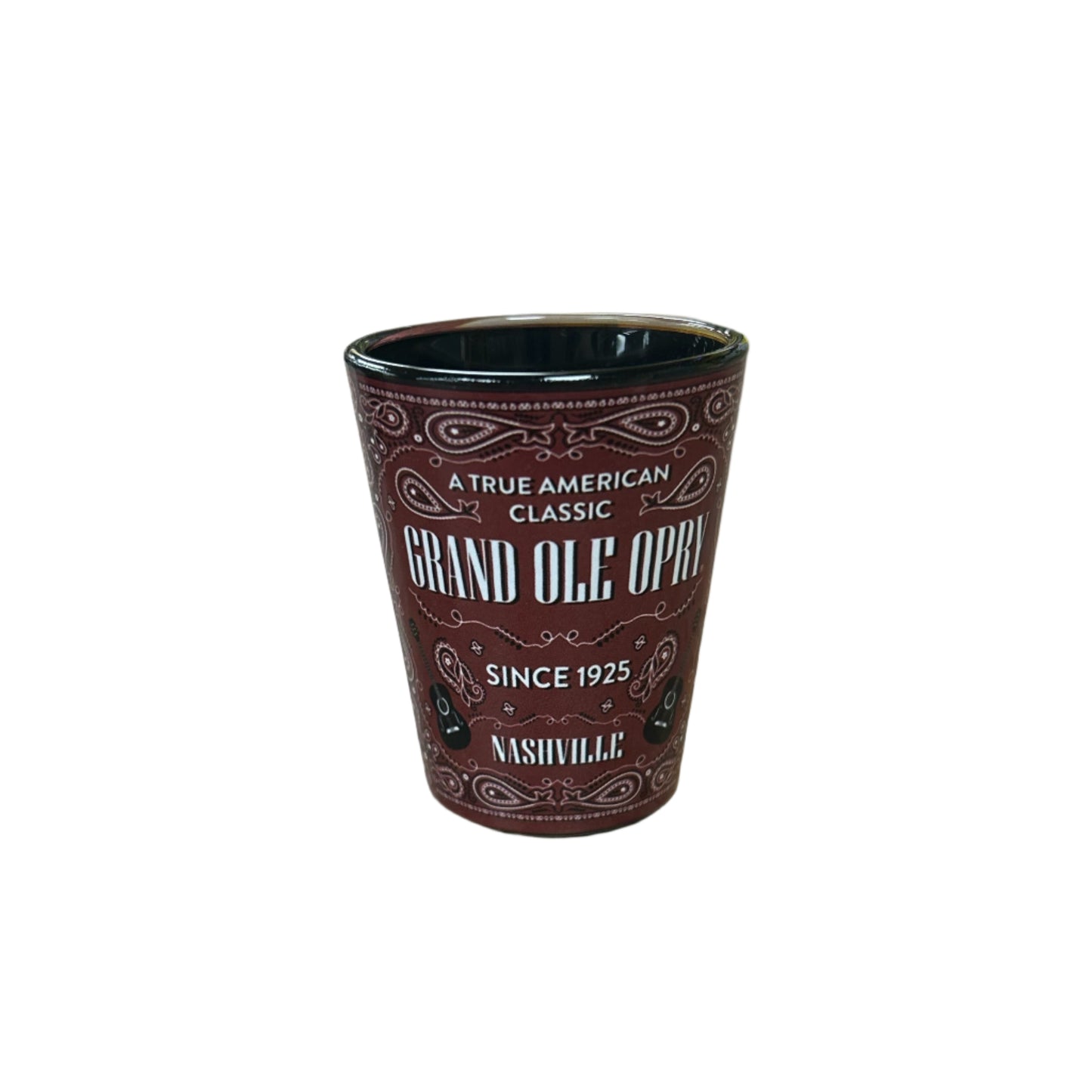 Red Grand Ole Opry Shotglass
