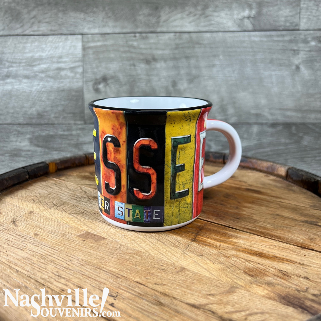 Tennessee License Plate Mug