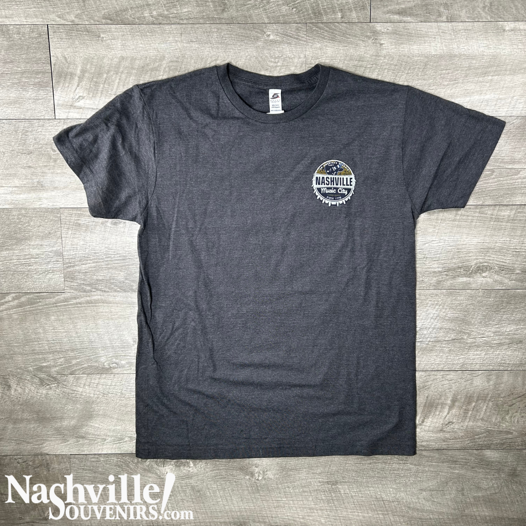 Nashville Music City Bottle Cap Tee