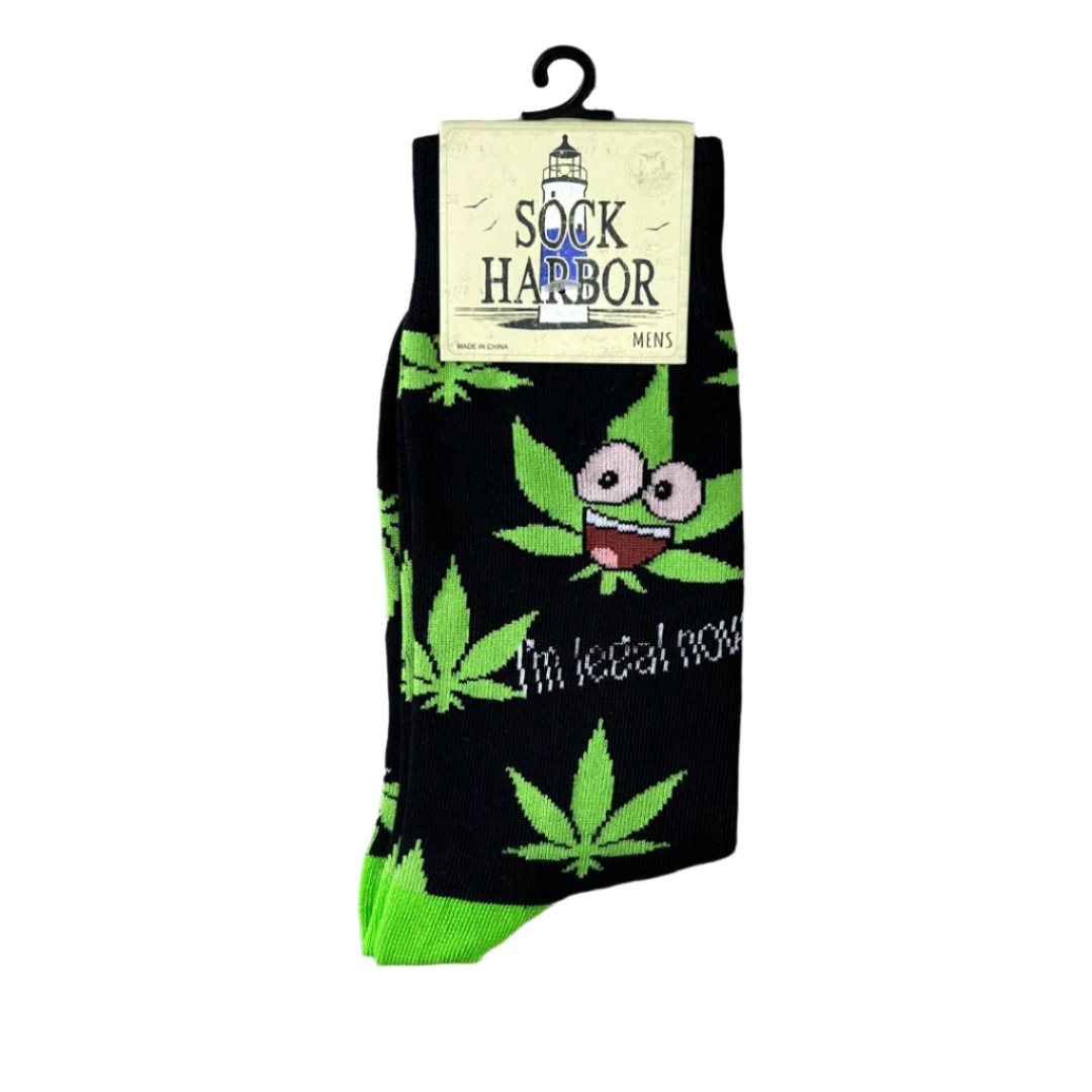 Humorous Weed Socks