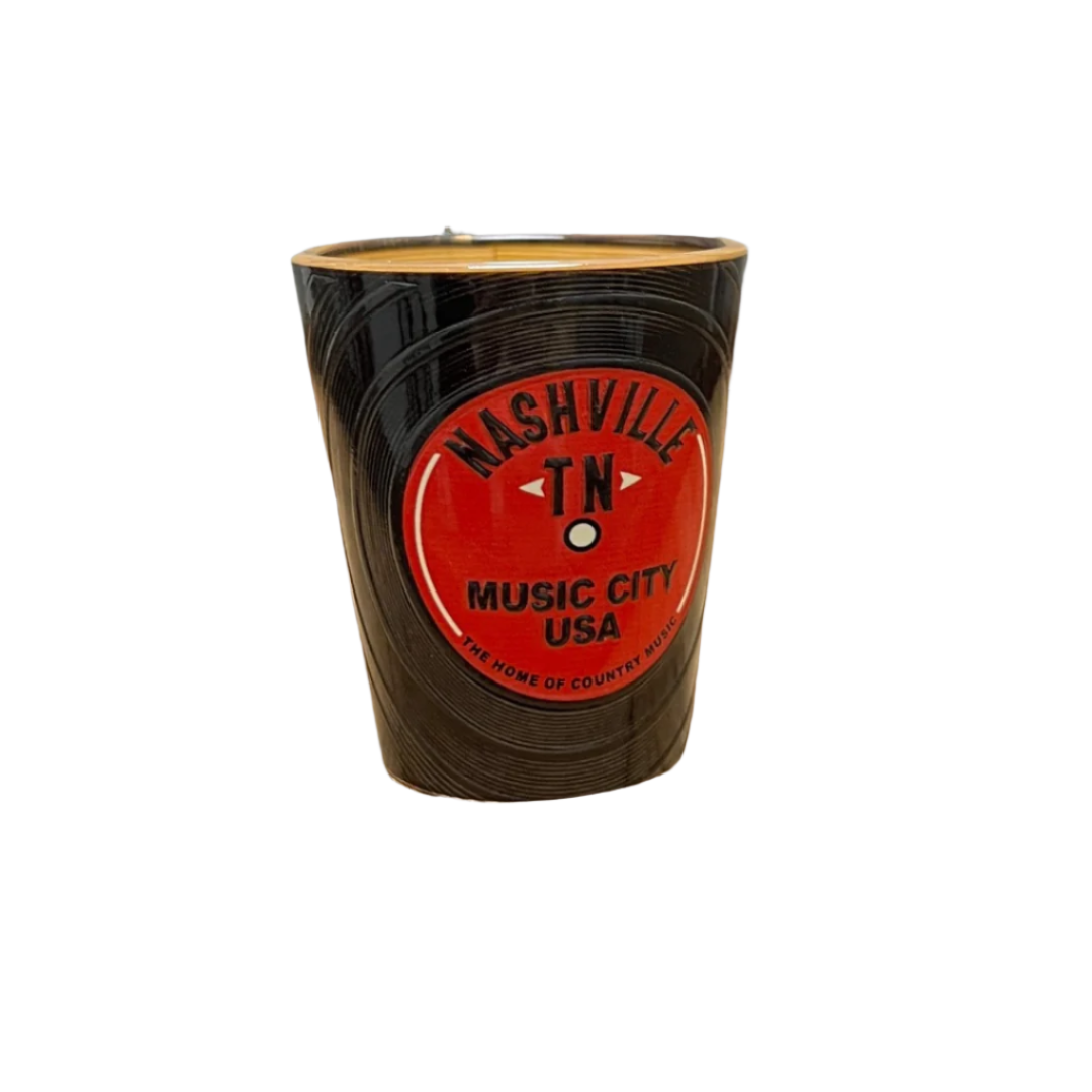 Nashville Vinyl Record Shot Glass