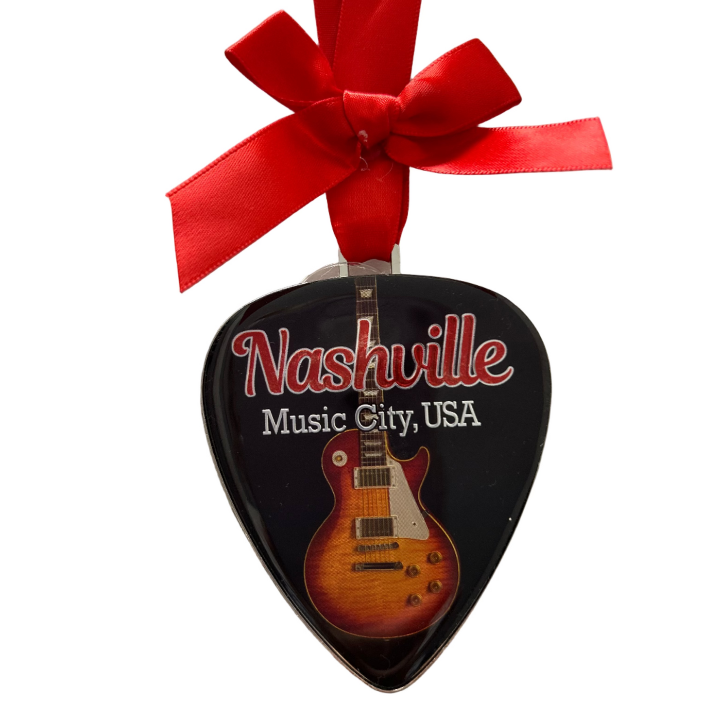 Nashville Guitar Pick Ornament - Music City USA