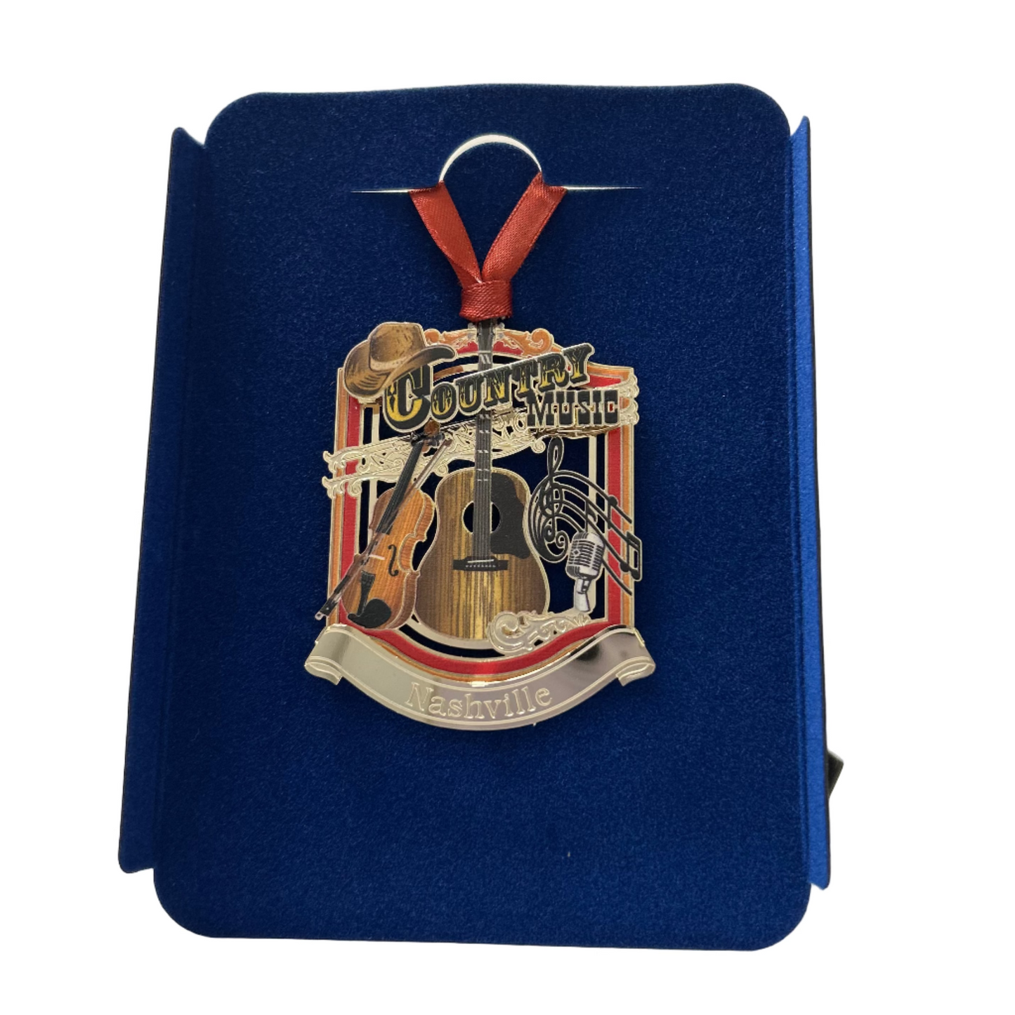 Nashville Country Music Horseshoe Ornament