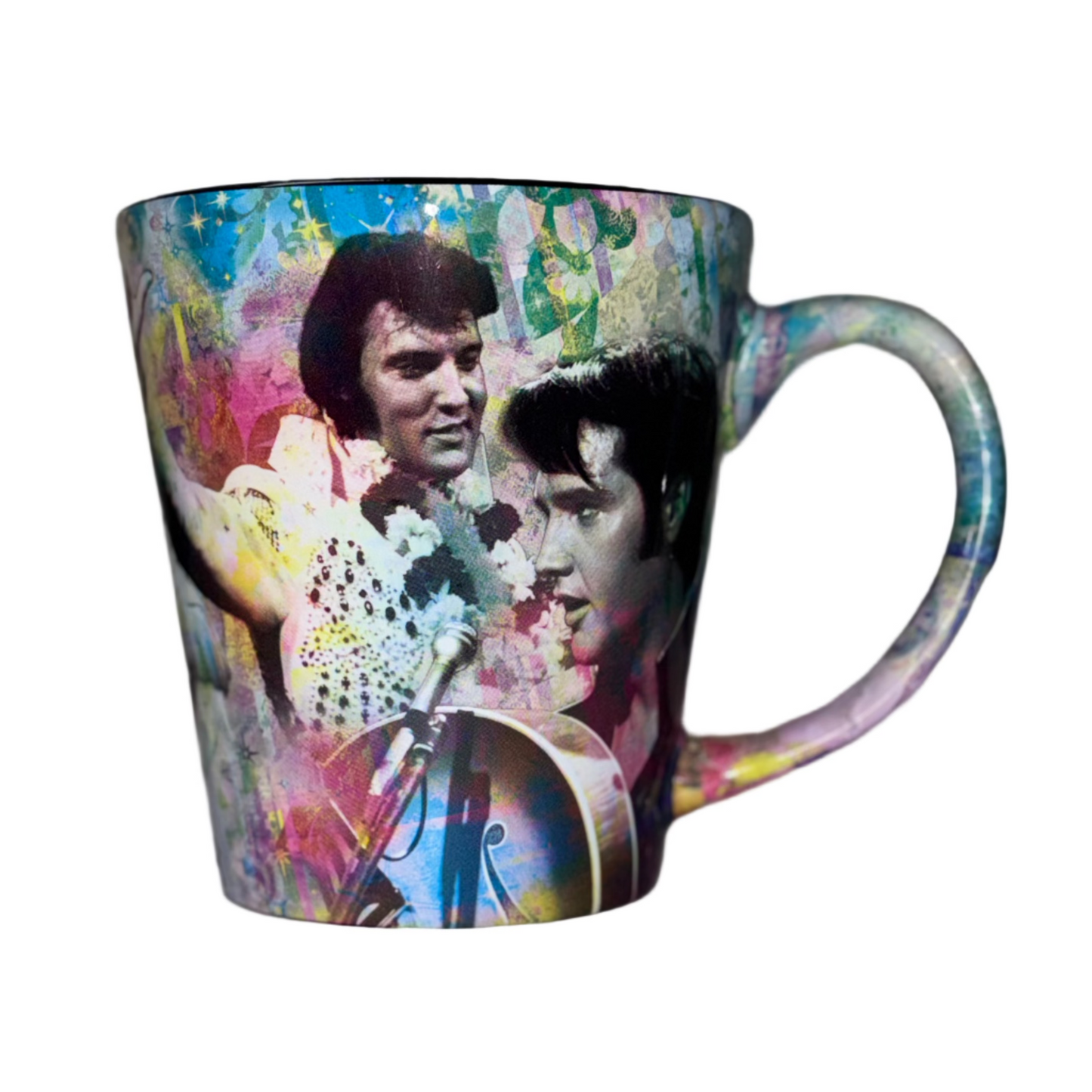 Elvis Presley Water Color Burst Mug