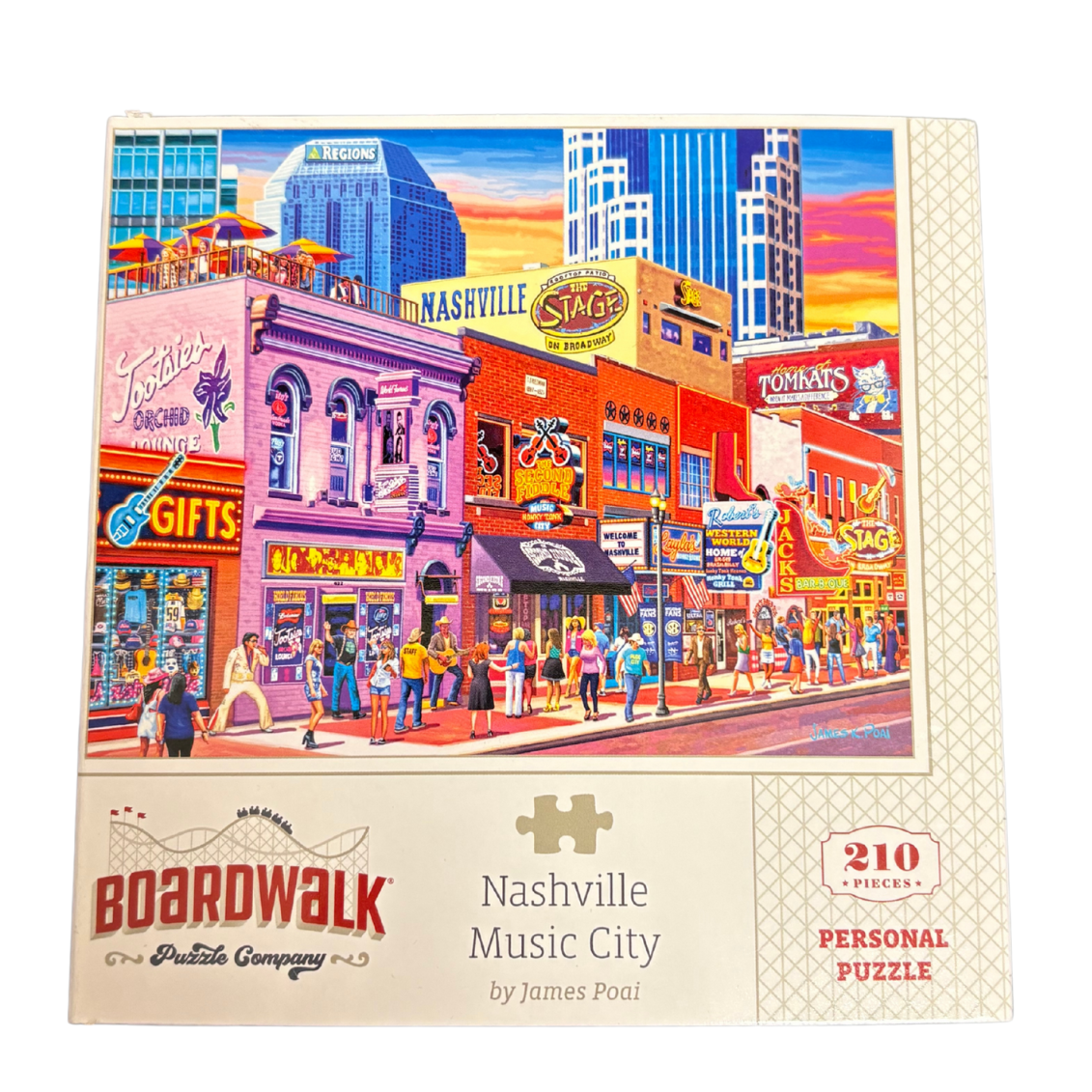 210 Piece "Nashville Music City" Puzzle
