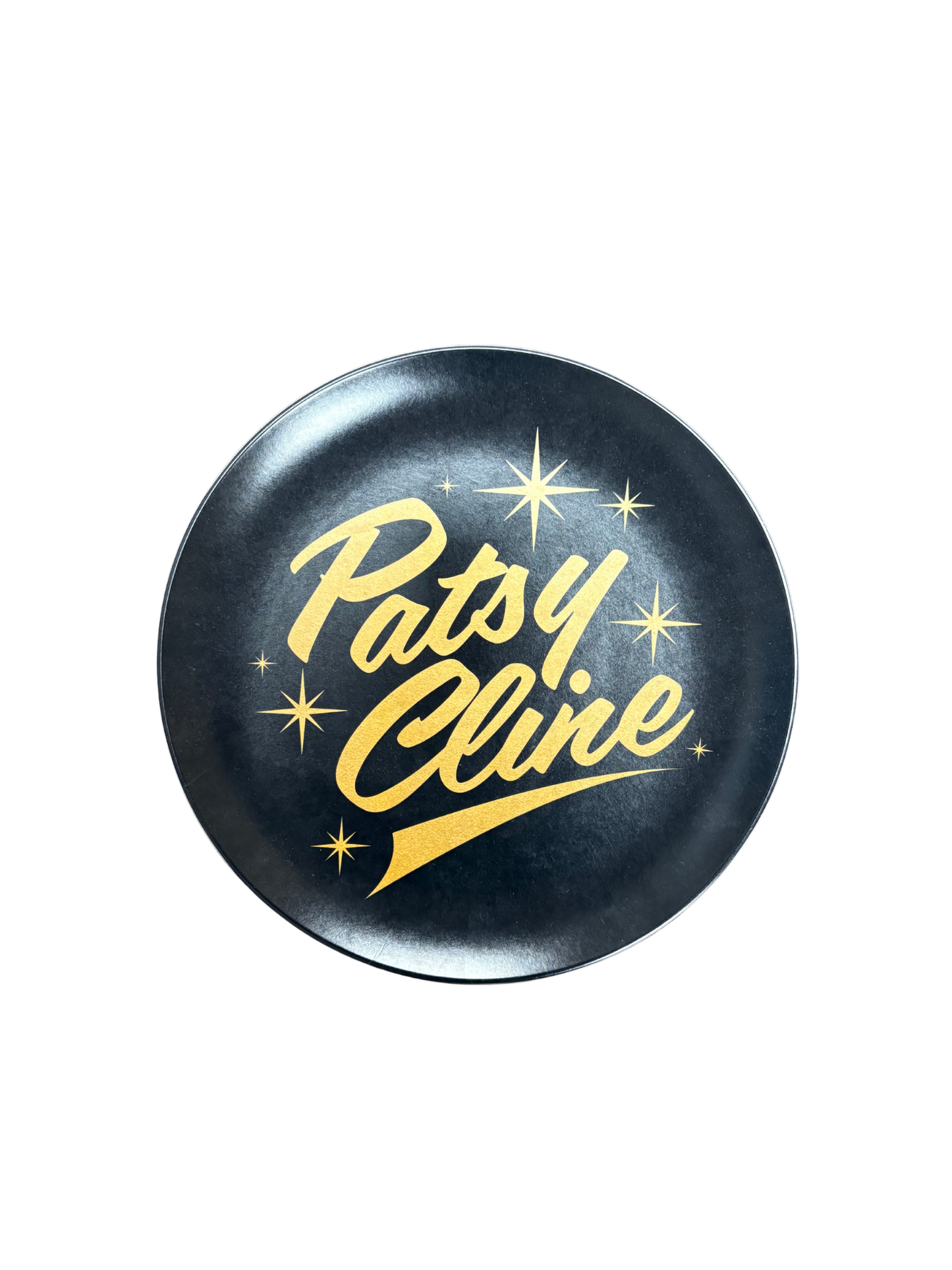 Black Patsy Cline Collectible Plate