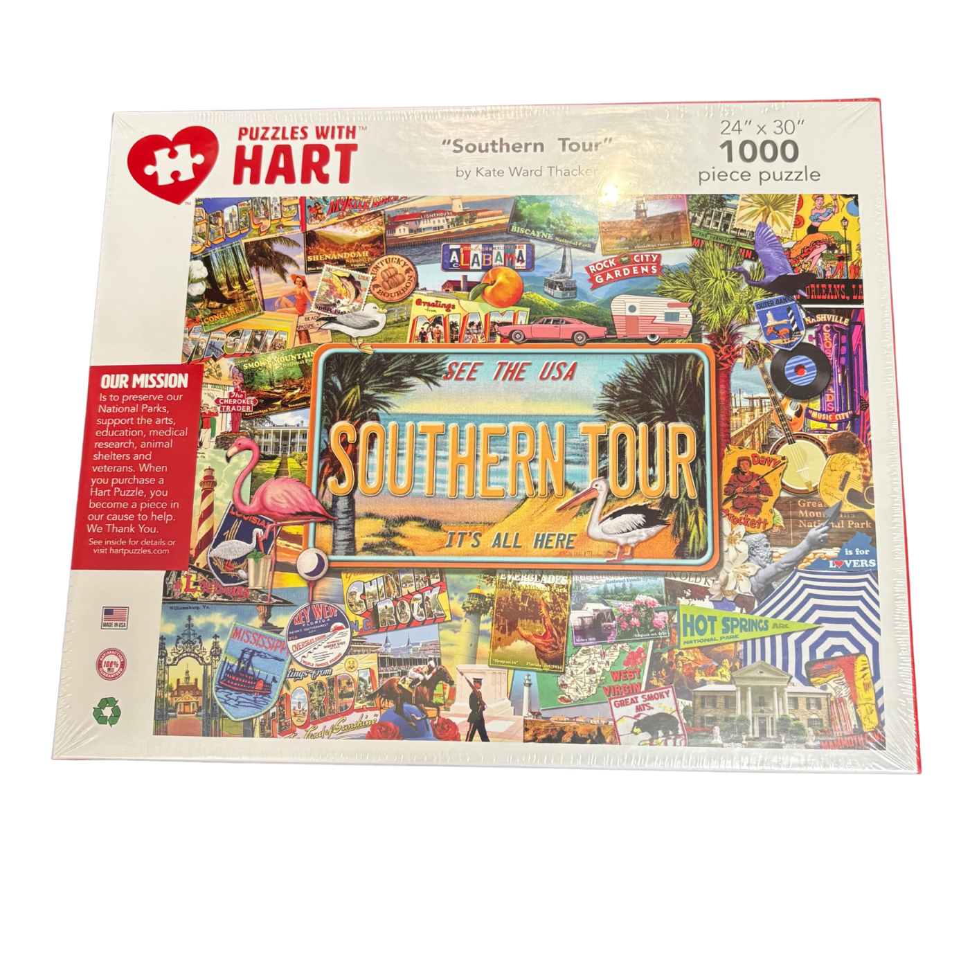 1000 Piece "Southern Tour" Puzzle