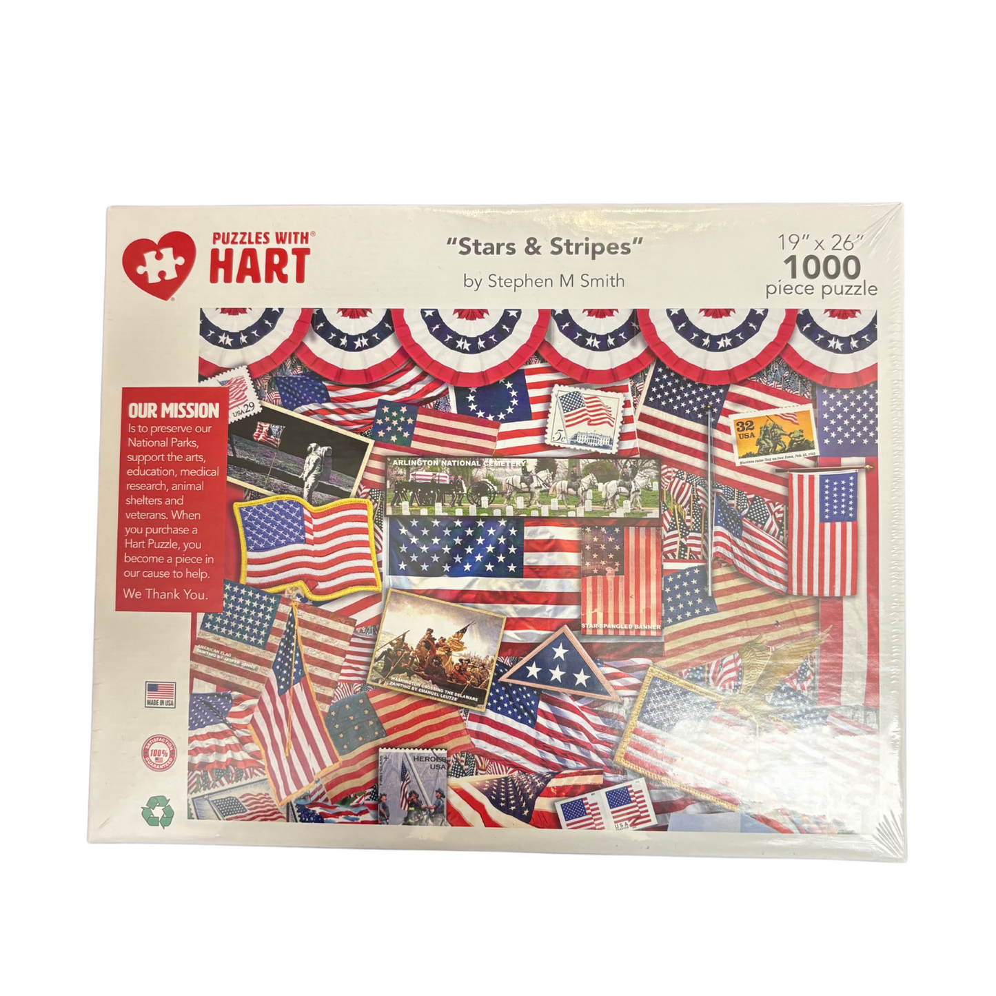 1000 Piece "Stars & Stripes" Puzzle