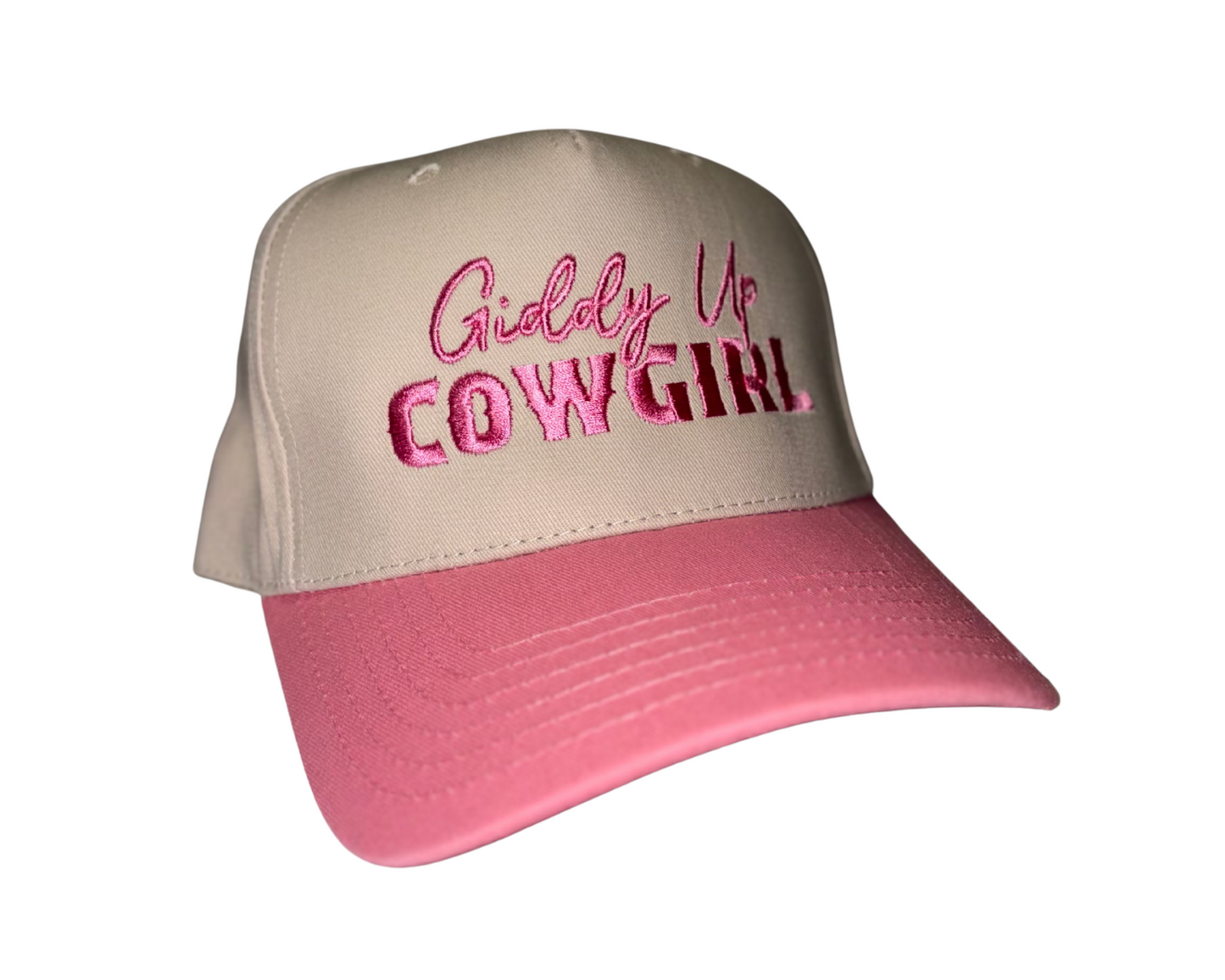 Pink "Giddy Up Cowgirl" Hat