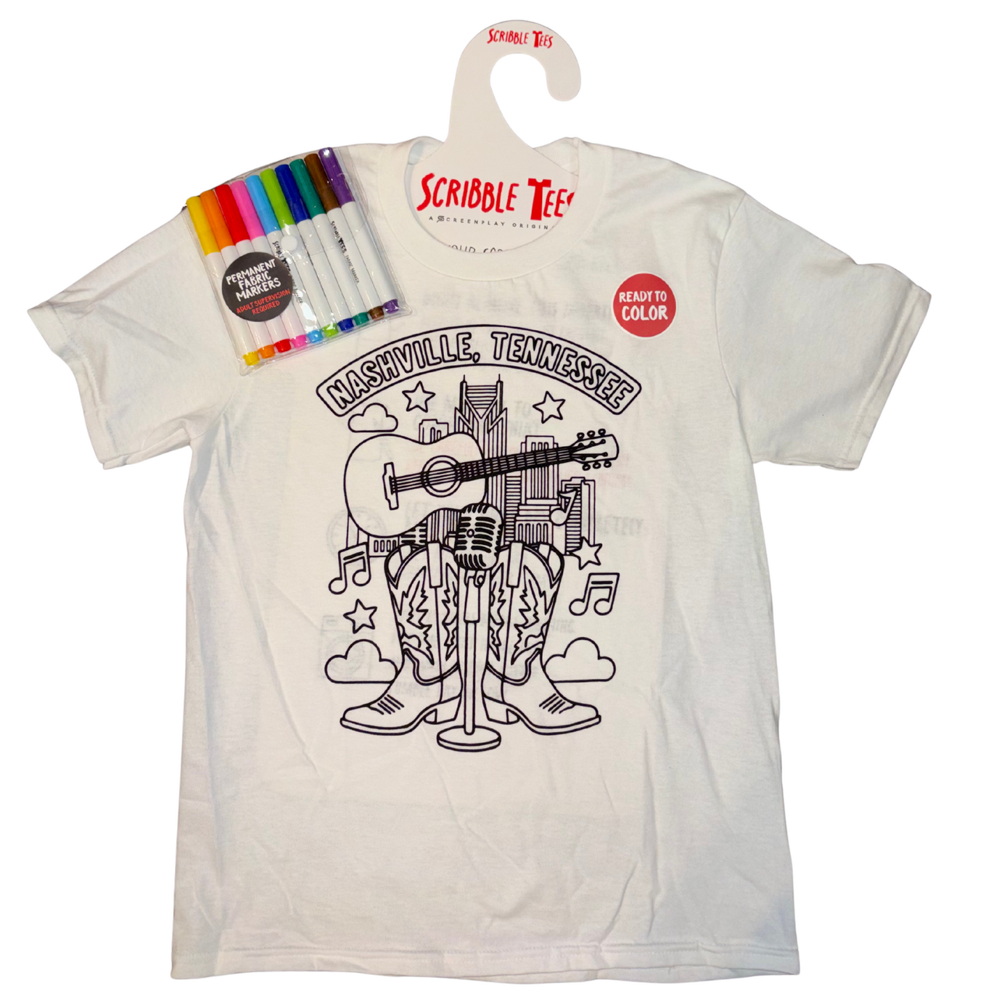 "Scribble Tees" Nashville T-Shirt