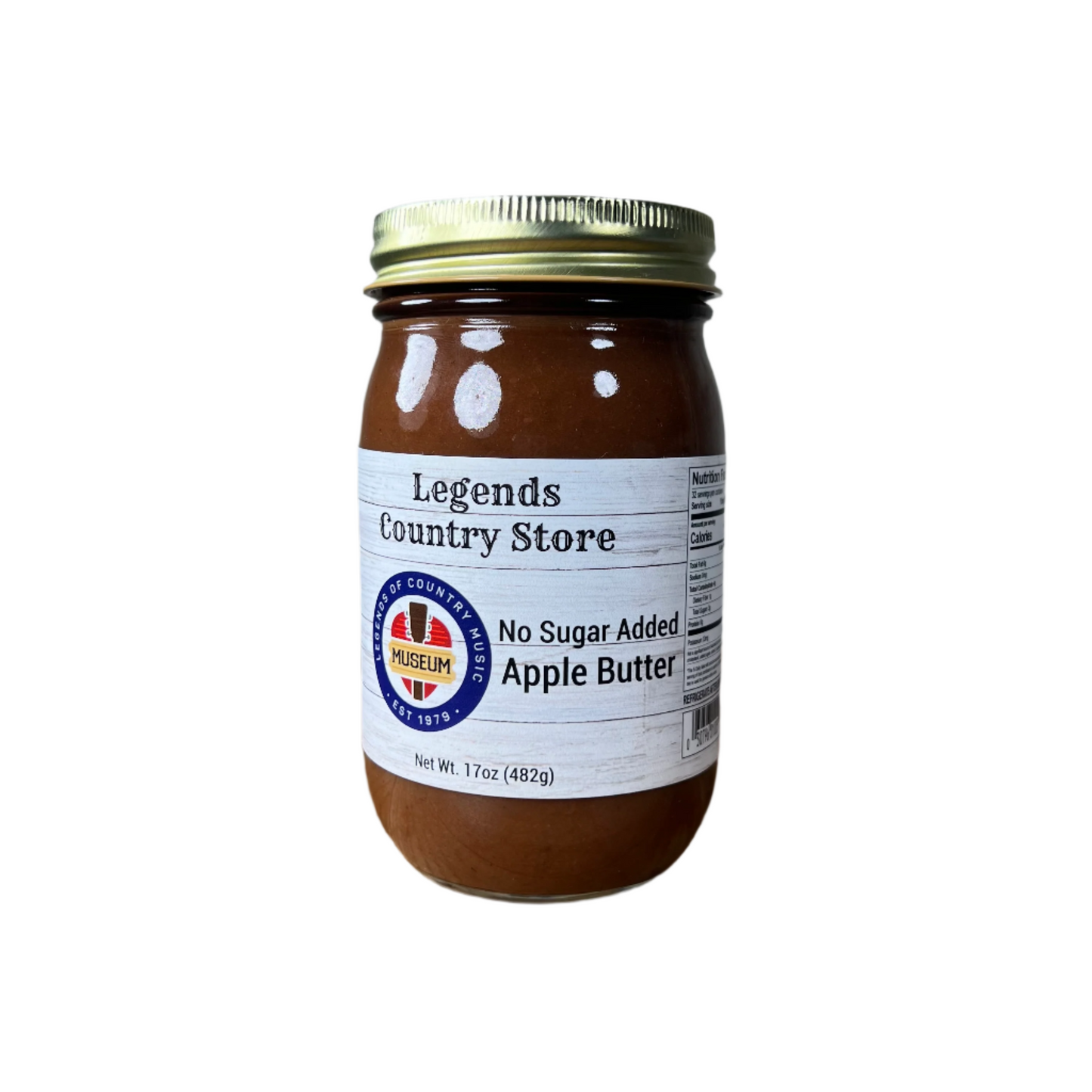 Legends Country Store Apple Butter (No Sugar Added)