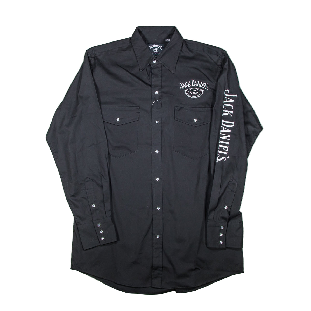 Jack Daniels Black Western Rodeo Shirt Jack Daniels Black Western Rodeo Shirt