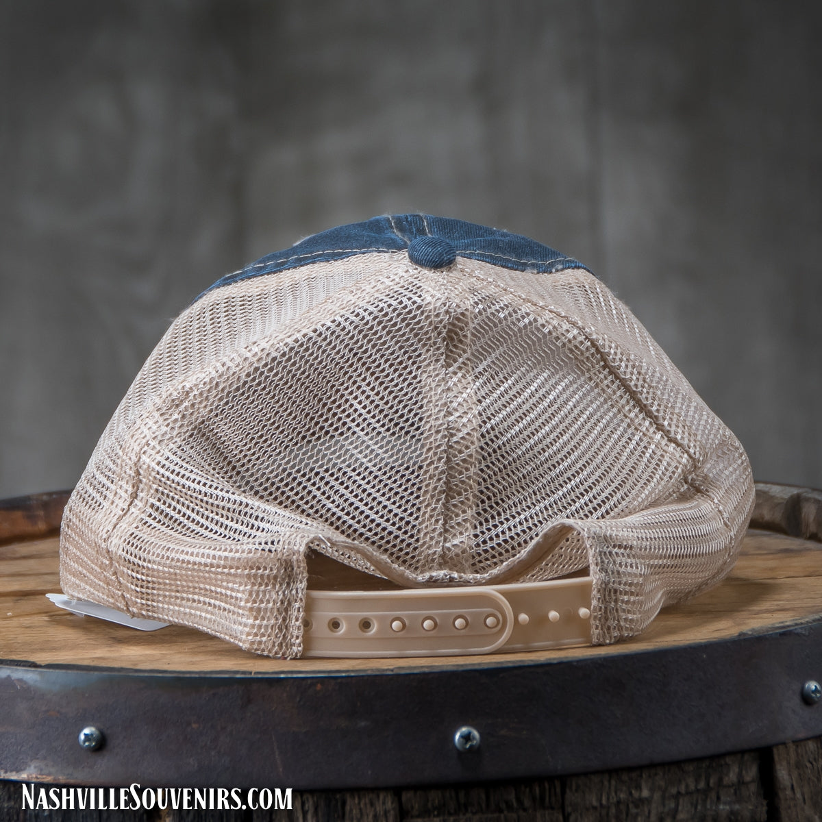 Washed Denim Nashville TN Music City Hat