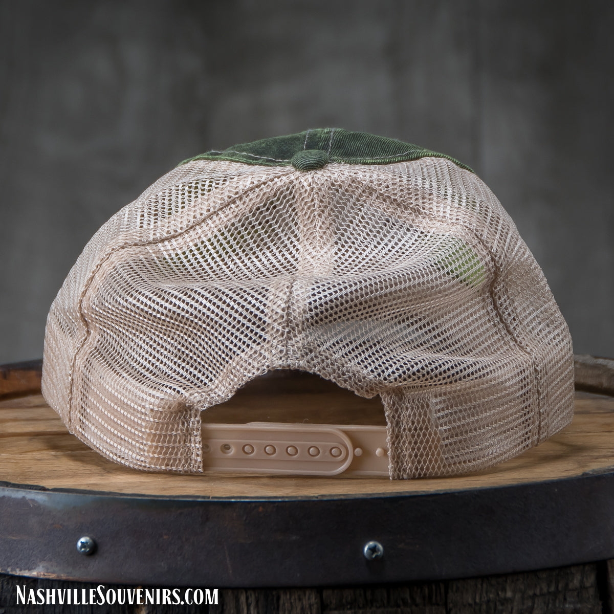 Washed Green Nashville TN Music City Hat