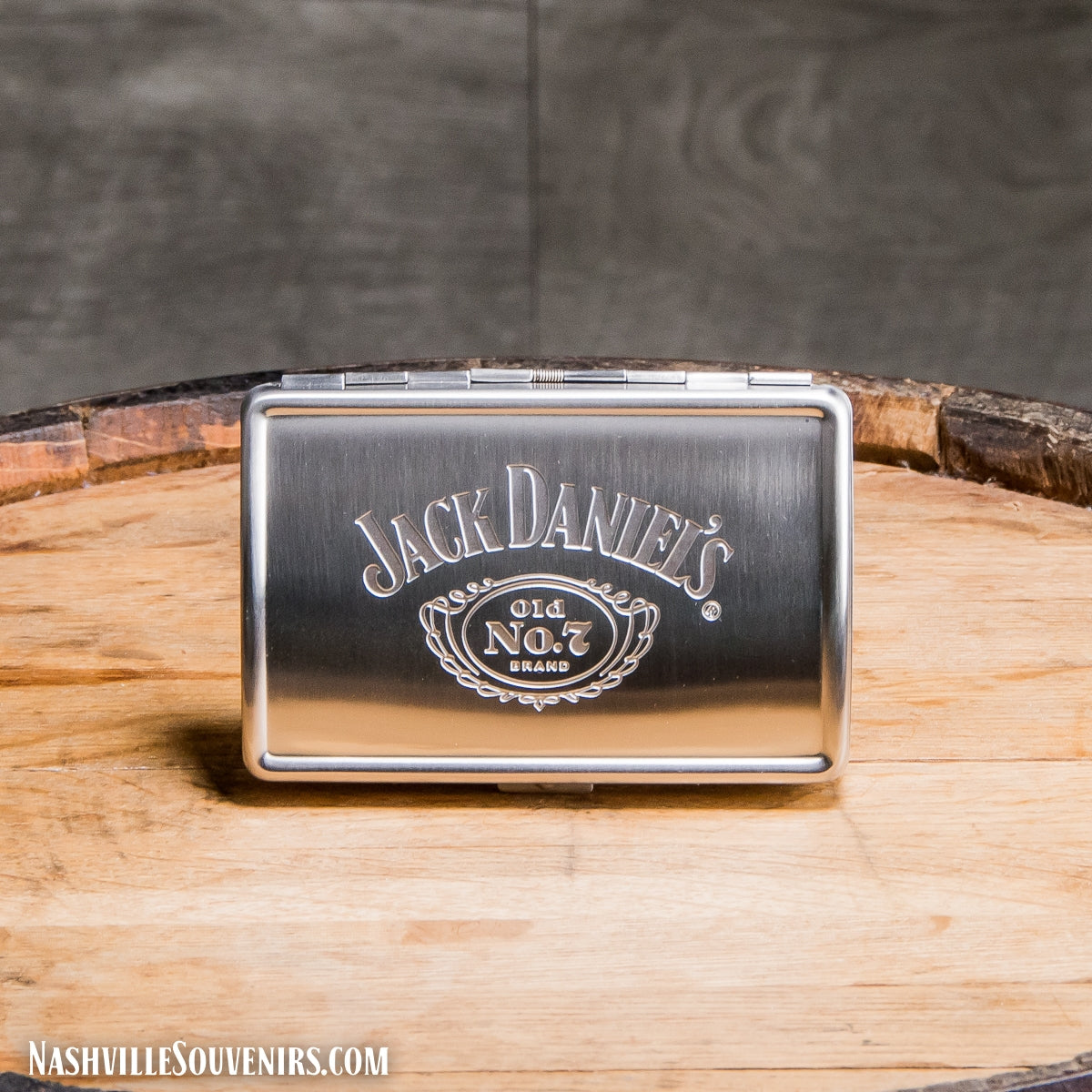 Officially licensed Jack Daniels 0.7mm Gauge Stainless Carry Case.  FREE SHIPPING on all US orders over $75!
