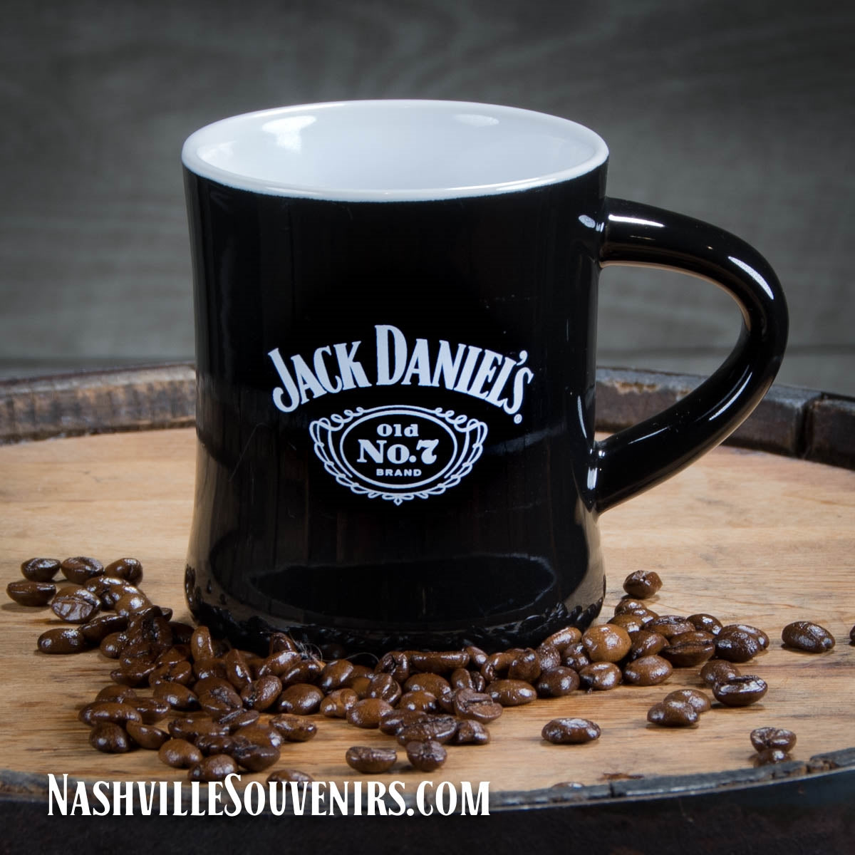 Sip your morning brew in this new (yet classic looking) Jack Daniel's Diner Mug. Get it today with FREE SHIPPING on all US orders over $75! What better pairing for your Jack Daniel's Coffee than this classic mug?