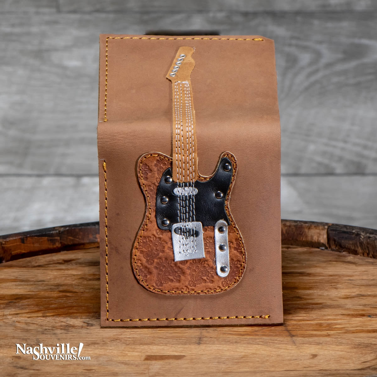 Leather Brad Paisley Guitar Wallet