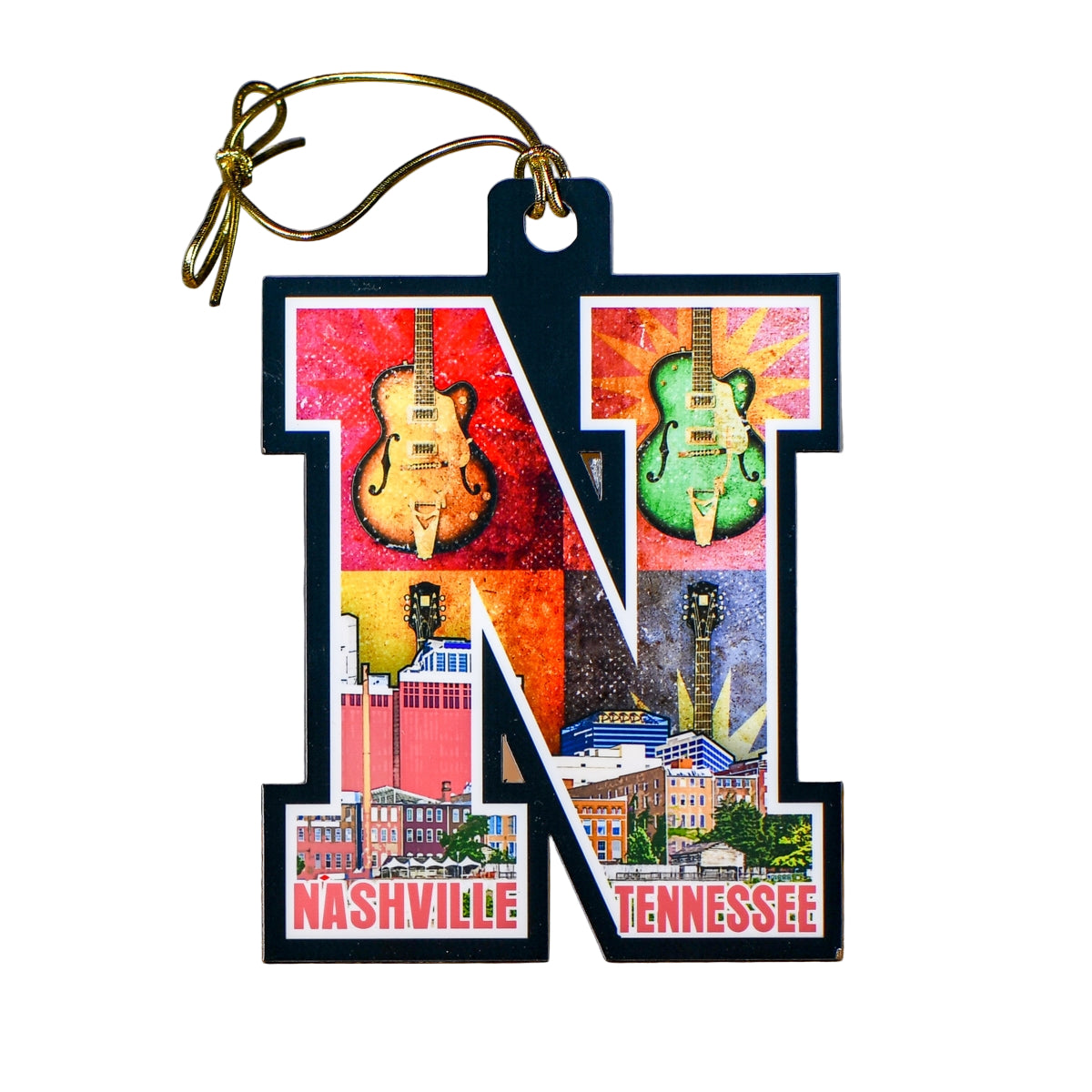 Nashville Tennessee Letter Ornament
