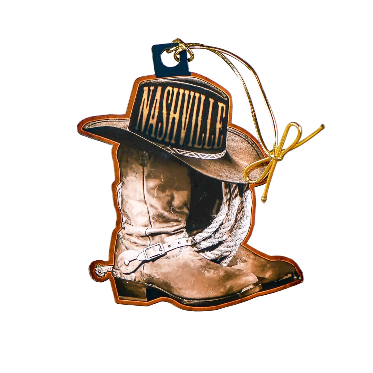 Nashville Cowboy Hat and Boots Ornament