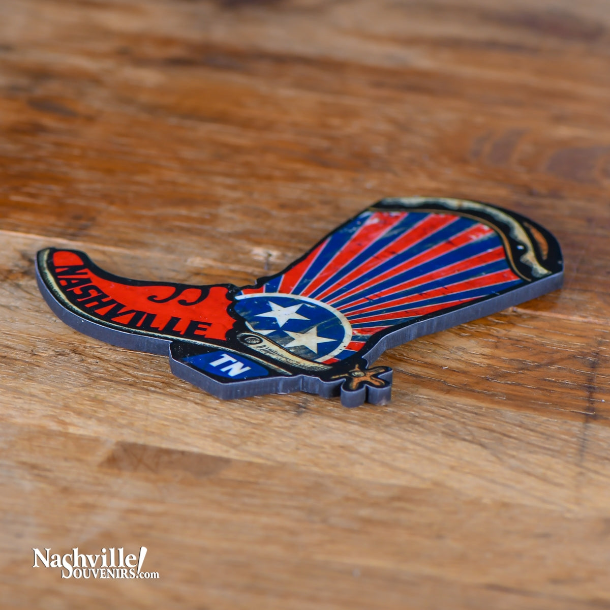 Nashville TN Cowboy Boot Magnet