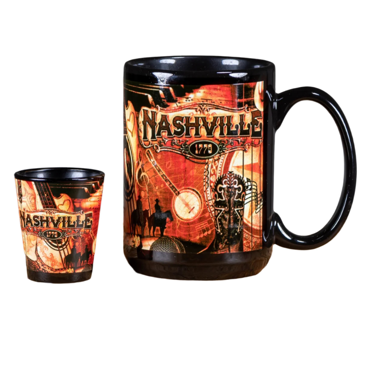 Nashville 1779 Mug and Shot Glass Gift set
