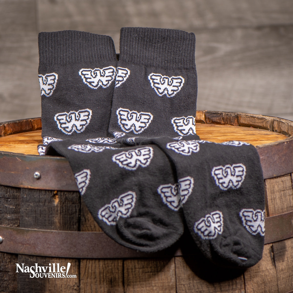 Waylon Jennings "Flying W" Socks