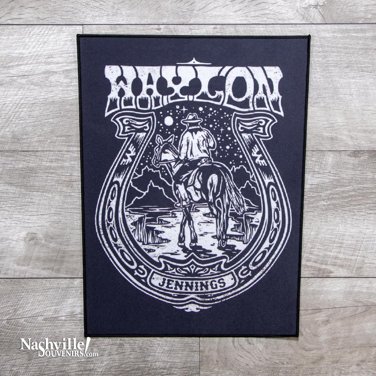 Oversize Waylon Jennings Patch