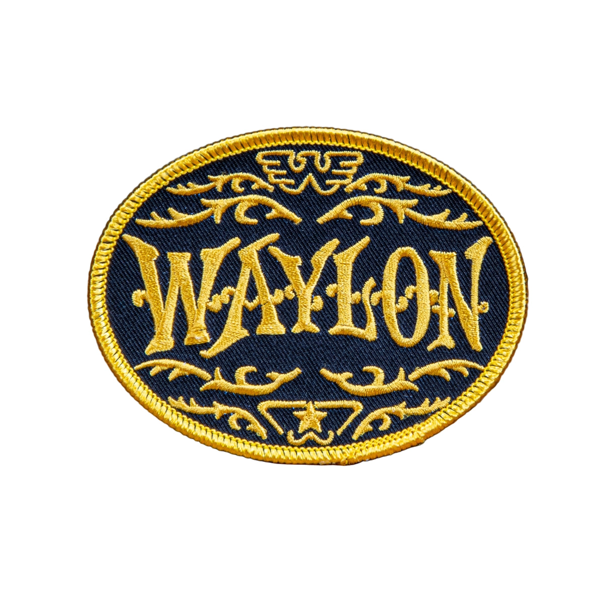 Waylon Jennings Logo Patch
