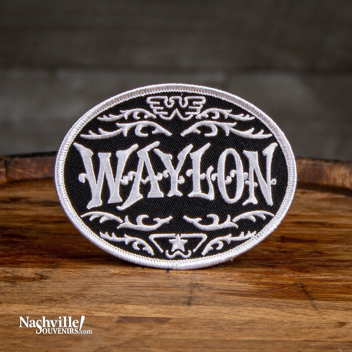 Waylon Jennings Logo Patch