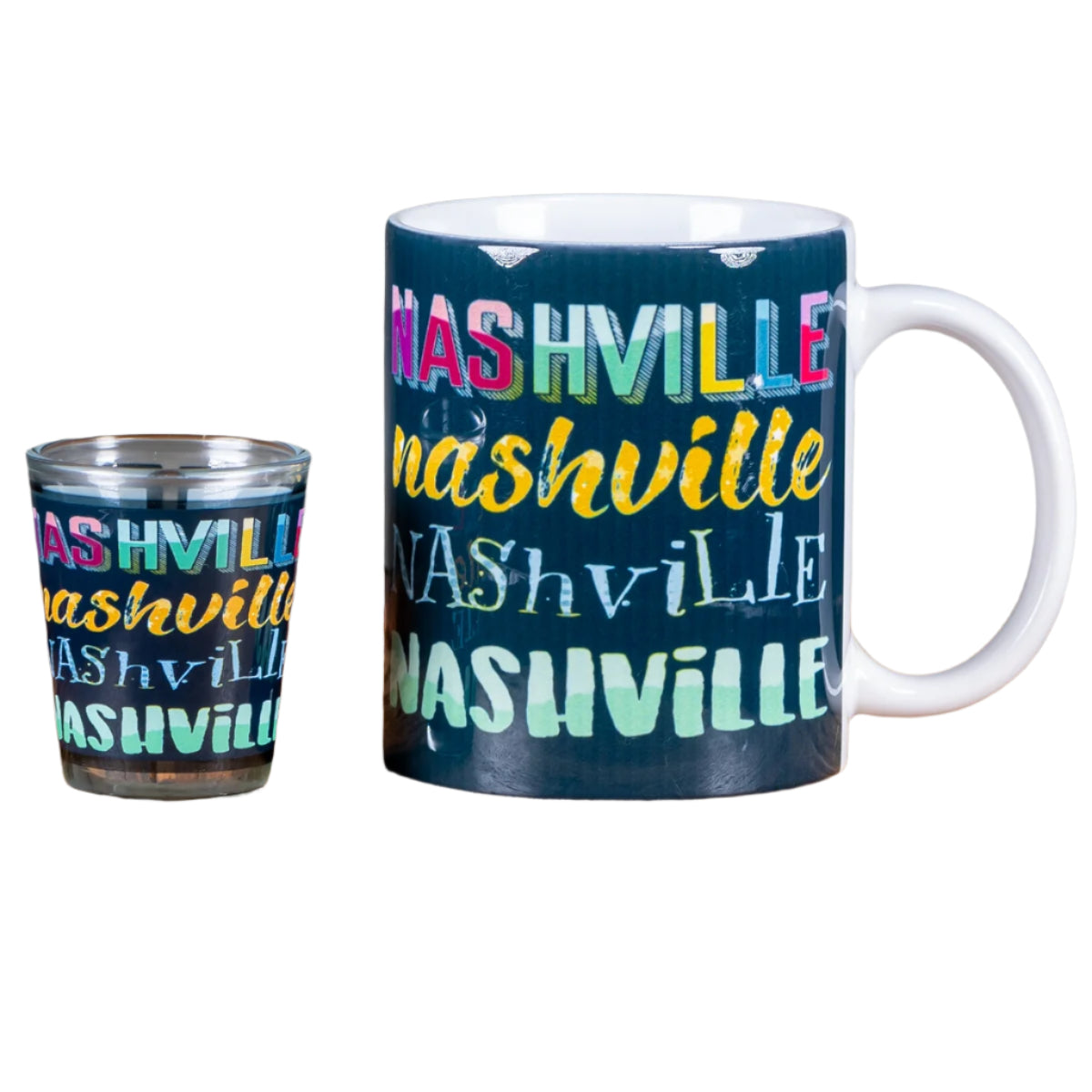 Nashville Coffee Mug and Shot Glass Gift Set
