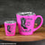 Hot Pink Honky Tonk Girl Nashville Mug and Shotglass Set