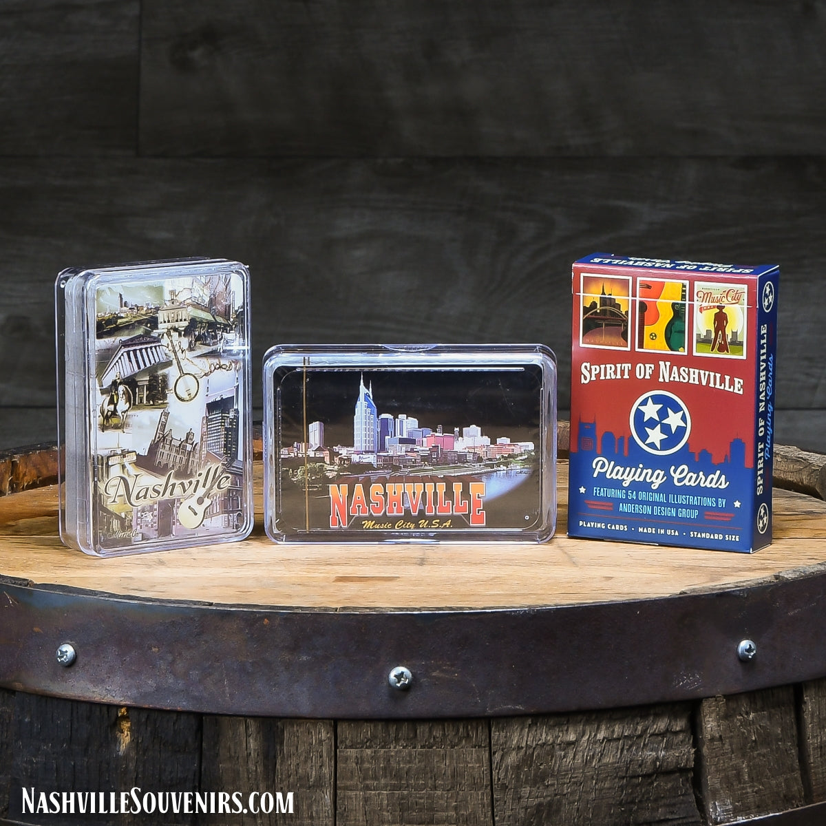 Nashville Playing Cards - Set of 3