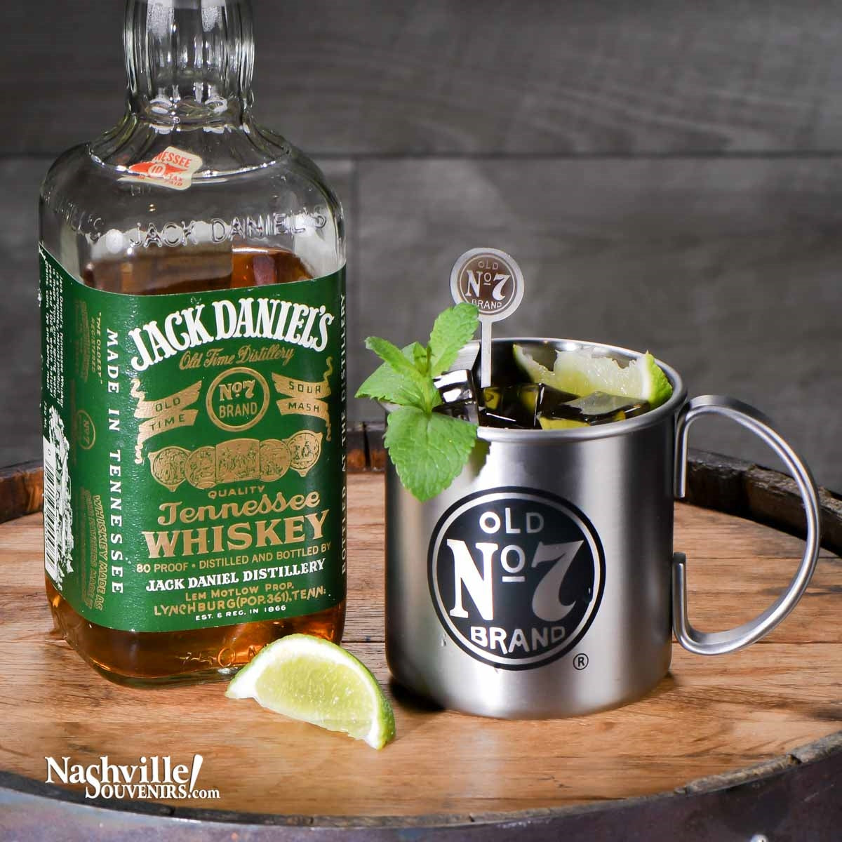 Whoa Mule! Forget about Moscow and kick it up with a Jack Daniel's Tennessee Mule Mug Set. Satisfy that hankering for a Tennessee Mule with this Tennessee born thoroughbred straight out of Lynchburg!