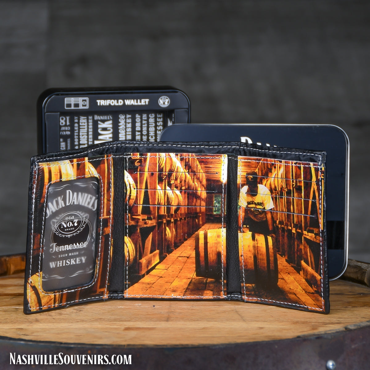 TriFold Jack Daniel's Tennessee Whiskey Wallet