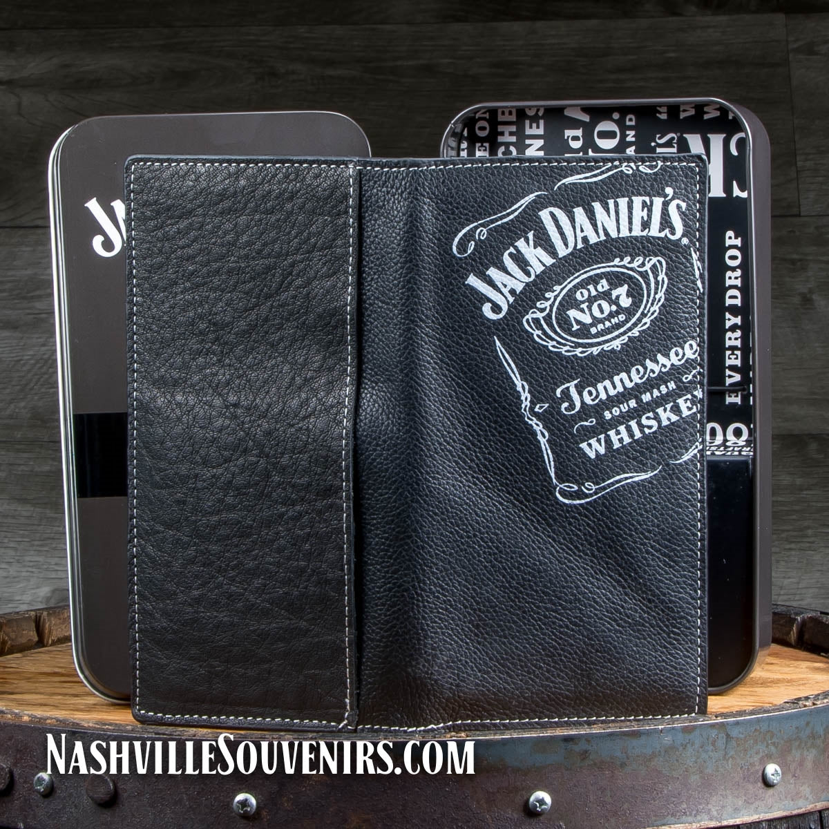 Jack Daniel's Bottle Label Rodeo Wallet