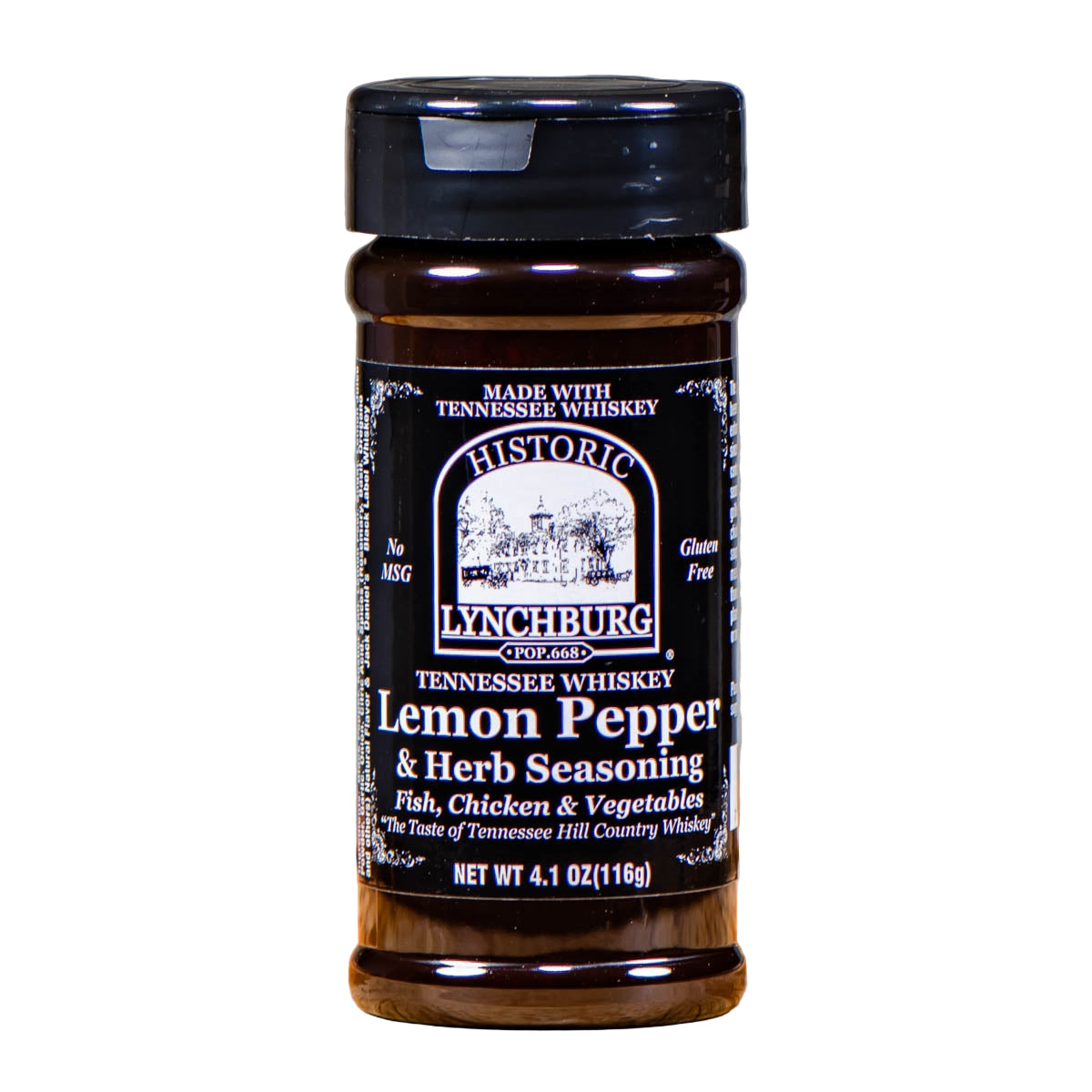 Buy Historic Lynchburg Tennessee Whiskey Lemon Pepper containing real Jack Daniels Tennessee whiskey. FREE SHIPPING on all US orders over $75!